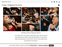 Tablet Screenshot of finetobacconyc.com